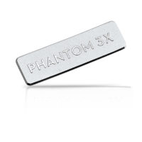etiqueta metal -adesivoplacas-abs-diversas-veiculo-metais-personalizados-phantom3x-aluminio-jateado-logo-diamantada