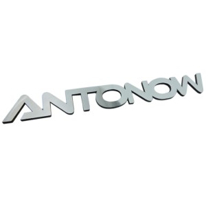 Logo em Alumínio Brilhante Adesivo